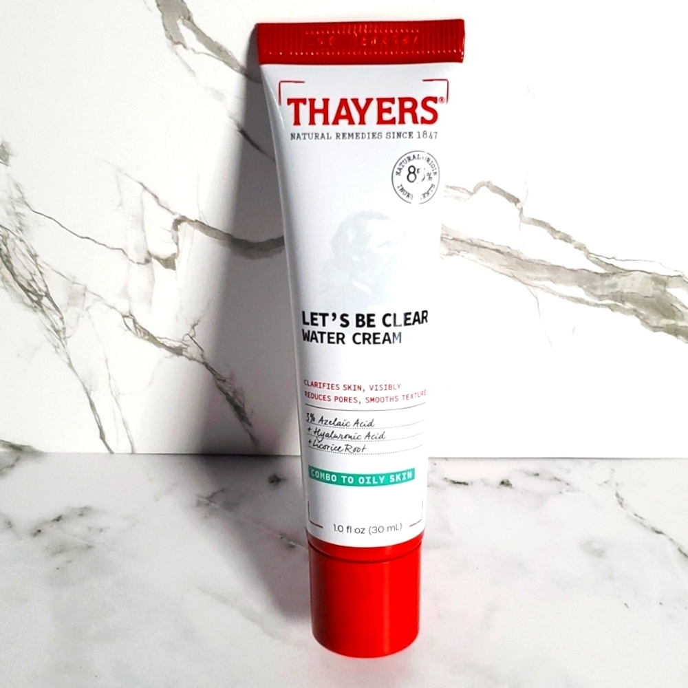 Thayers Natural Remedies Let's Be Clear Water Cream Face Moisturizer.